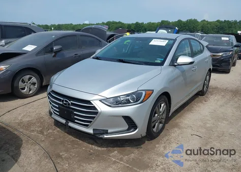 2018 Hyundai Elantra Sel из США, поврежденный, VIN 5NPD84LF1JH221841
